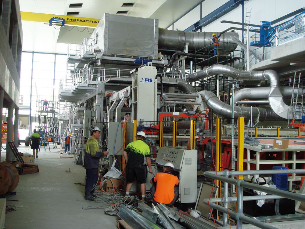 Dự án lắp đặt dây chuyền sản xuất của Công ty Giấy vệ sinh ABC Australia (Sydney)
