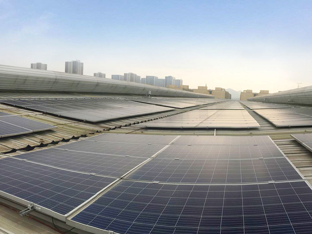 Nhà máy điện mặt trời 9.566MW tại khu vực Hoàng Phi Hồng, quận Bạch Tuyết, thành phố Trường Sa